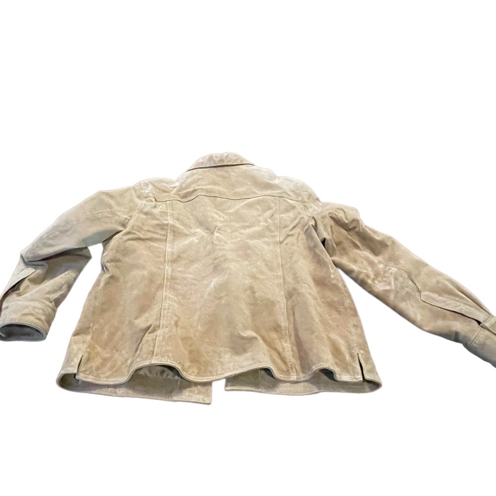 Vintage Cherokee Genuine‎ Leather Suede Coat XL Tan - Picture 2 of 16
